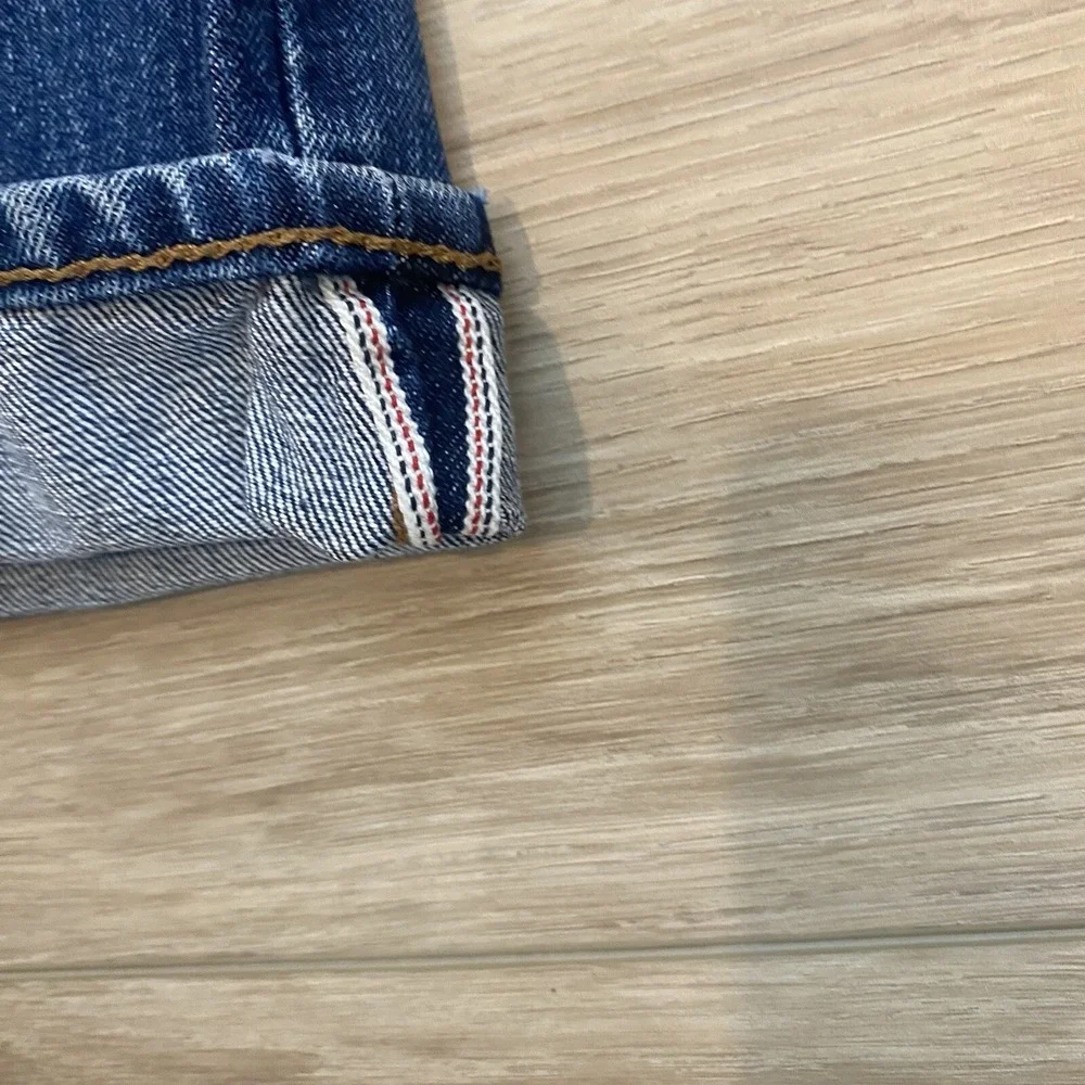 Lands' End Square Rigger Men's Straight Fit Blue Jeans Size 35x30 Selvedge Pants